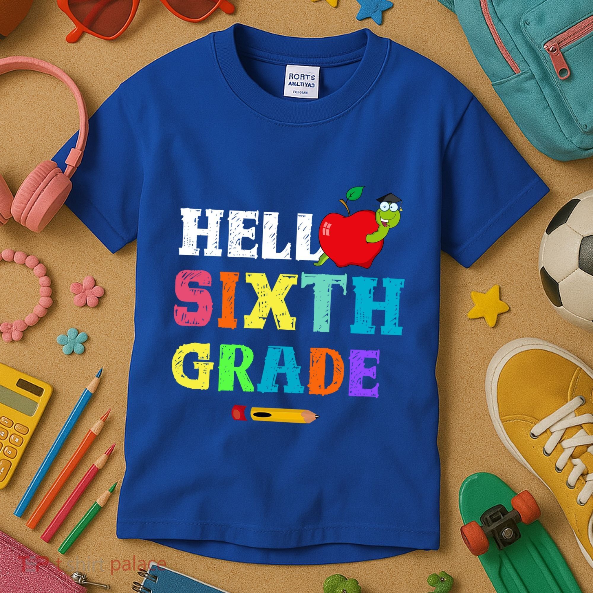 Hello 6Th Sixth Grade Cute Gift Funny 6Th Sixth Grade Back To Gift Kids T-Shirt