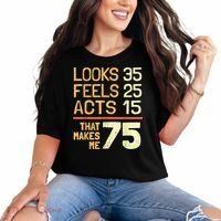 Hilarious 75th Birthday Present Idea I 75 Years Comfort Colors T-Shirt thumb 0
