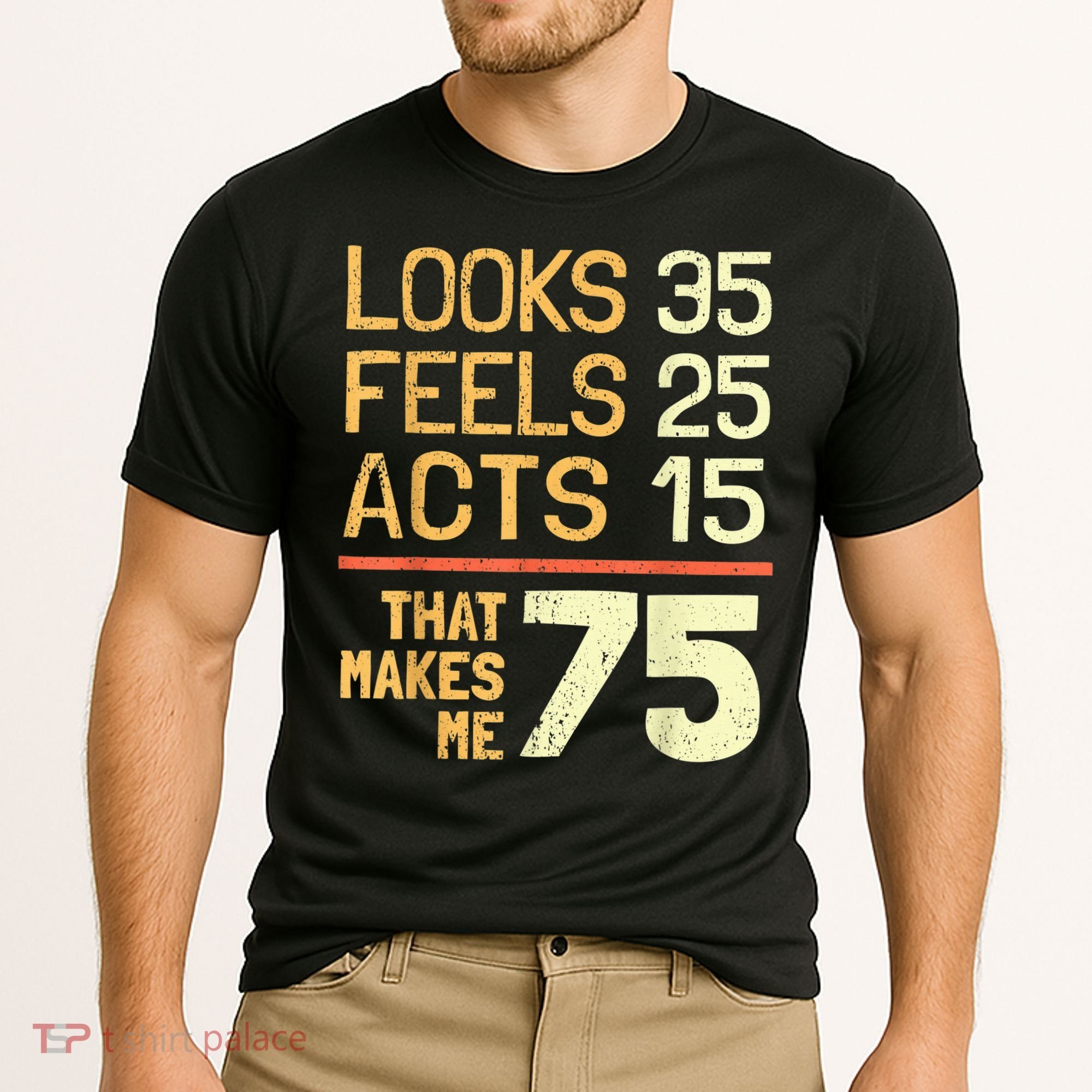 Hilarious 75th Birthday Present Idea I 75 Years Cooling Performance Crew T-Shirt