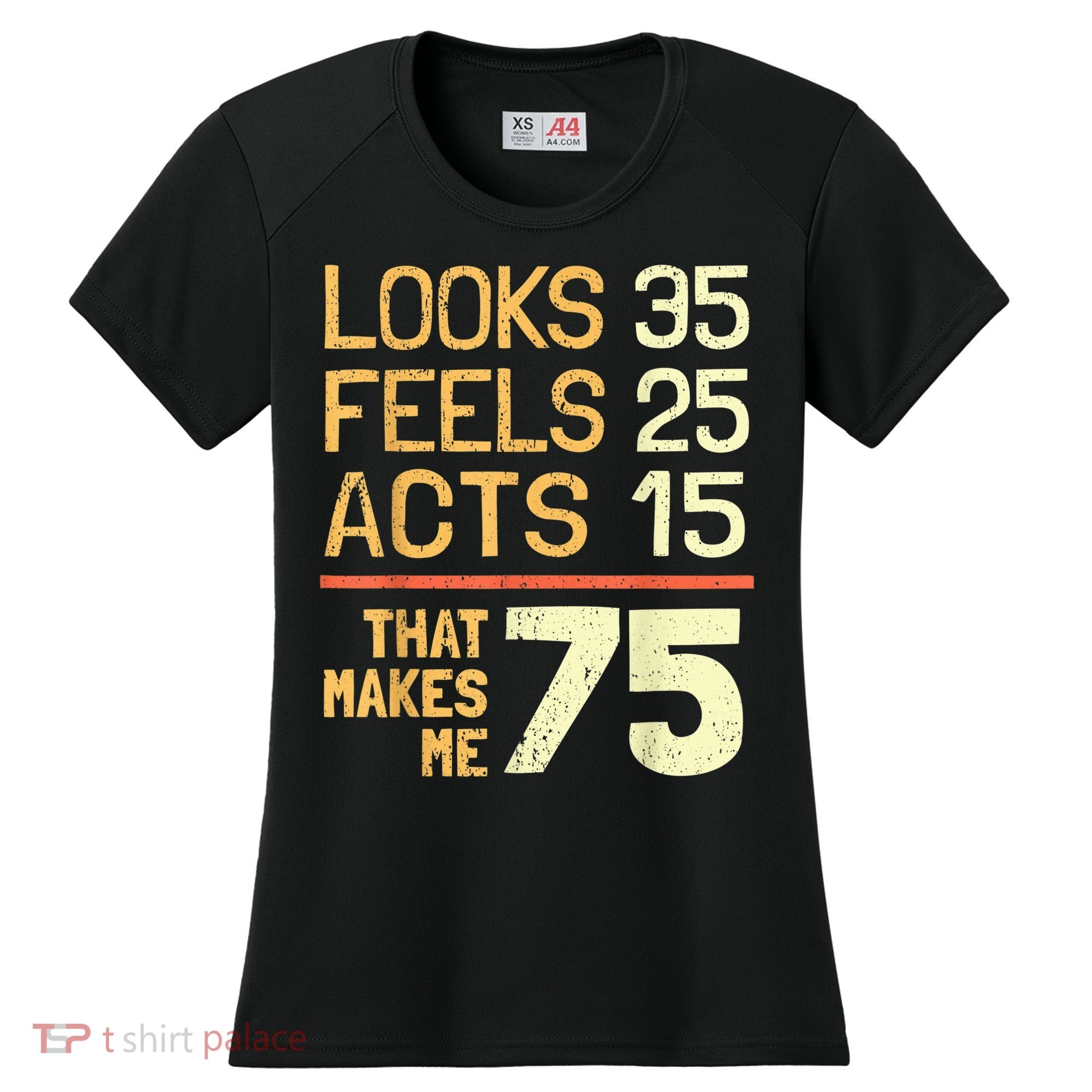 Hilarious 75th Birthday Present Idea I 75 Years Women's Cooling Performance Crew T-Shirt
