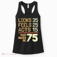 Hilarious 75th Birthday Present Idea I 75 Years Women's Tank Top thumb 0