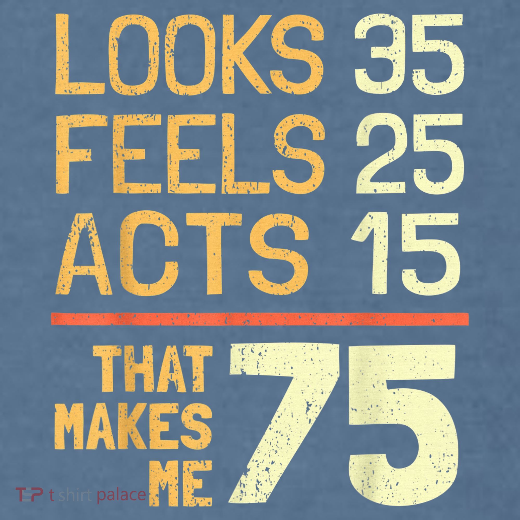 Hilarious 75th Birthday Present Idea I 75 Years Comfort Colors Garment-Dyed Hooded Sweatshirt