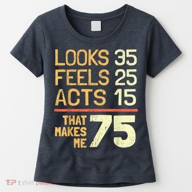 Hilarious 75th Birthday Present Idea I 75 Years Women's T-Shirt