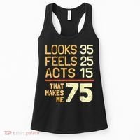Hilarious 75th Birthday Idea I 75 Years Women's Tank Top thumb 0