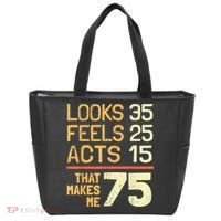 Hilarious 75th Birthday Idea I 75 Years Tote Bag thumb 0