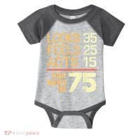 Hilarious 75th Birthday Idea I 75 Years Infant Baby Jersey Bodysuit thumb 0