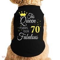 Happy 70th Birthday 70 Years old - best Ager good Age Queen Doggie Tank thumb 0