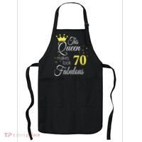 Happy 70th Birthday 70 Years old - best Ager good Age Queen Apron thumb 0