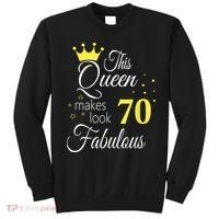 Happy 70th Birthday 70 Years old - best Ager good Age Queen Sweatshirt thumb 0
