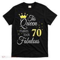 Happy 70th Birthday 70 Years old - best Ager good Age Queen T-Shirt thumb 0