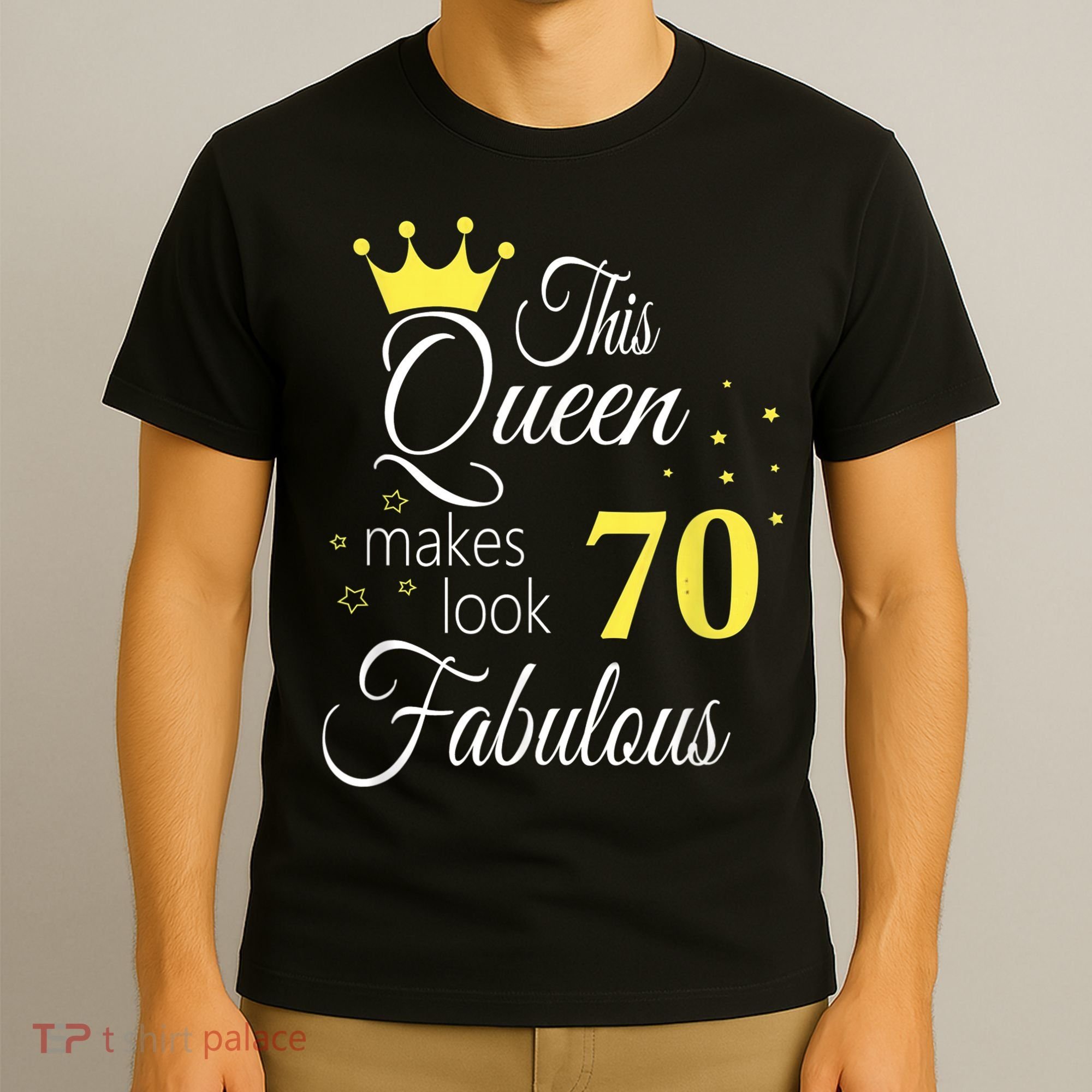 Happy 70th Birthday 70 Years old - best Ager good Age Queen T-Shirt