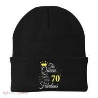 Happy 70th Birthday 70 Years old - best Ager good Age Queen Beanie thumb 0