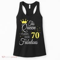 Happy 70th Birthday 70 Years old - best Ager good Age Queen Women's Tank Top thumb 0