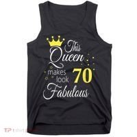 Happy 70th Birthday 70 Years old - best Ager good Age Queen Tank Top thumb 0