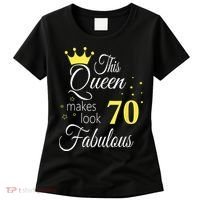 Happy 70th Birthday 70 Years old - best Ager good Age Queen Women's T-Shirt thumb 0