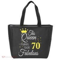 Happy 70th Birthday 70 Years old - best Ager good Age Queen Tote Bag thumb 0