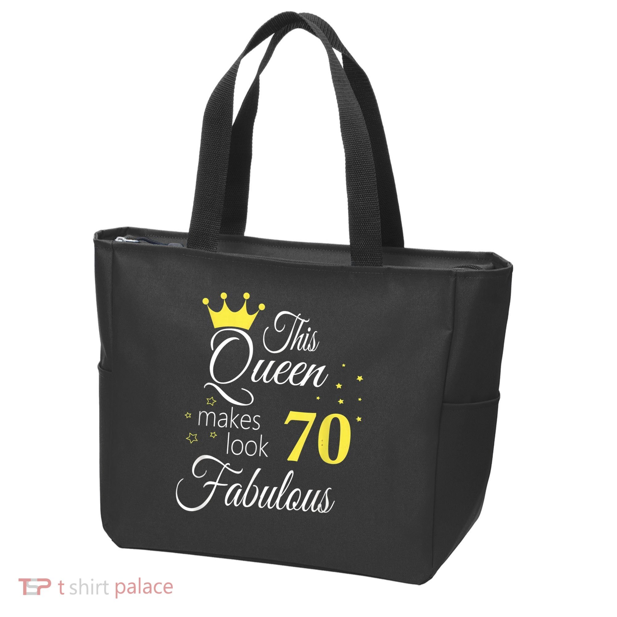 Happy 70th Birthday 70 Years old - best Ager good Age Queen Tote Bag
