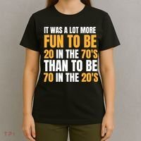 Happy 70th Birthday Funny Retirement 70S Living In The 20S T-Shirt thumb 4