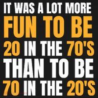 Happy 70th Birthday Funny Retirement 70S Living In The 20S T-Shirt thumb 7