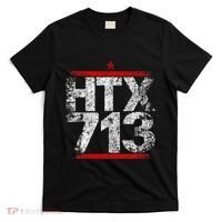 Htx 713 Houston Strong Htown Distressed Vibe Houston Texas T-Shirt thumb 0