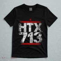 Htx 713 Houston Strong Htown Distressed Vibe Houston Texas T-Shirt thumb 5
