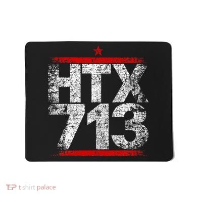 Htx 713 Houston Strong Htown Distressed Vibe Houston Texas Mousepad