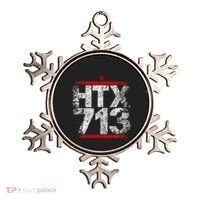 Htx 713 Houston Strong Htown Distressed Vibe Houston Texas Ornament thumb 0