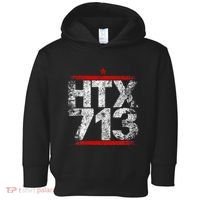 Htx 713 Houston Strong Htown Distressed Vibe Houston Texas Toddler Hoodie thumb 0