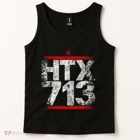 Htx 713 Houston Strong Htown Distressed Vibe Houston Texas Tank Top thumb 2