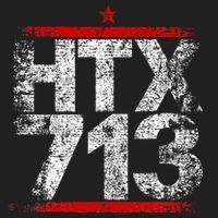Htx 713 Houston Strong Htown Distressed Vibe Houston Texas Golf Towel thumb 3