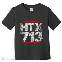 Htx 713 Houston Strong Htown Distressed Vibe Houston Texas Toddler T-Shirt thumb 0