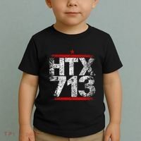 Htx 713 Houston Strong Htown Distressed Vibe Houston Texas Toddler T-Shirt thumb 2