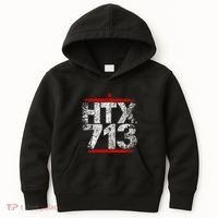 Htx 713 Houston Strong Htown Distressed Vibe Houston Texas Kids Hoodie thumb 0