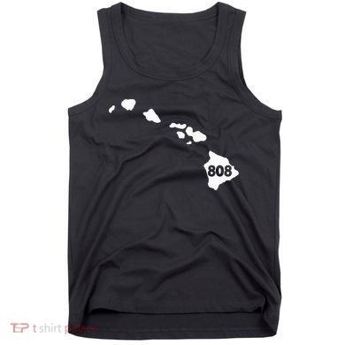 Hawaii 808 Area Code Tank Top