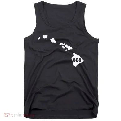 Hawaii 808 Area Code Tank Top