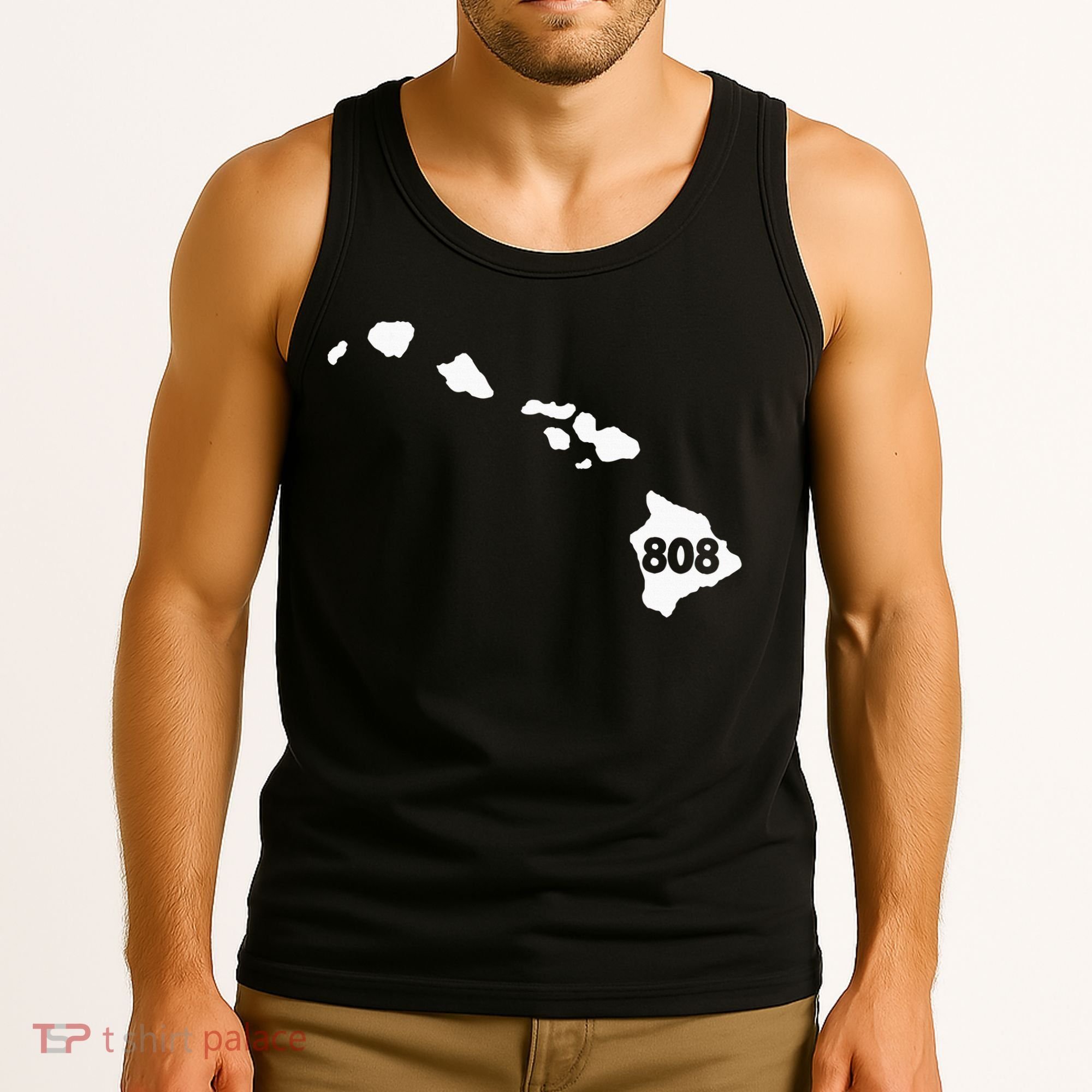 Hawaii 808 Area Code Tank Top