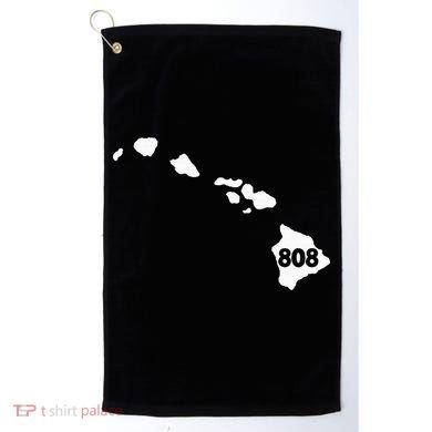 Hawaii 808 Area Code Golf Towel