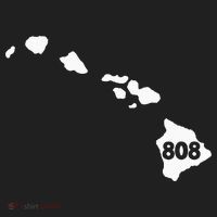 Hawaii 808 Area Code Golf Towel thumb 3