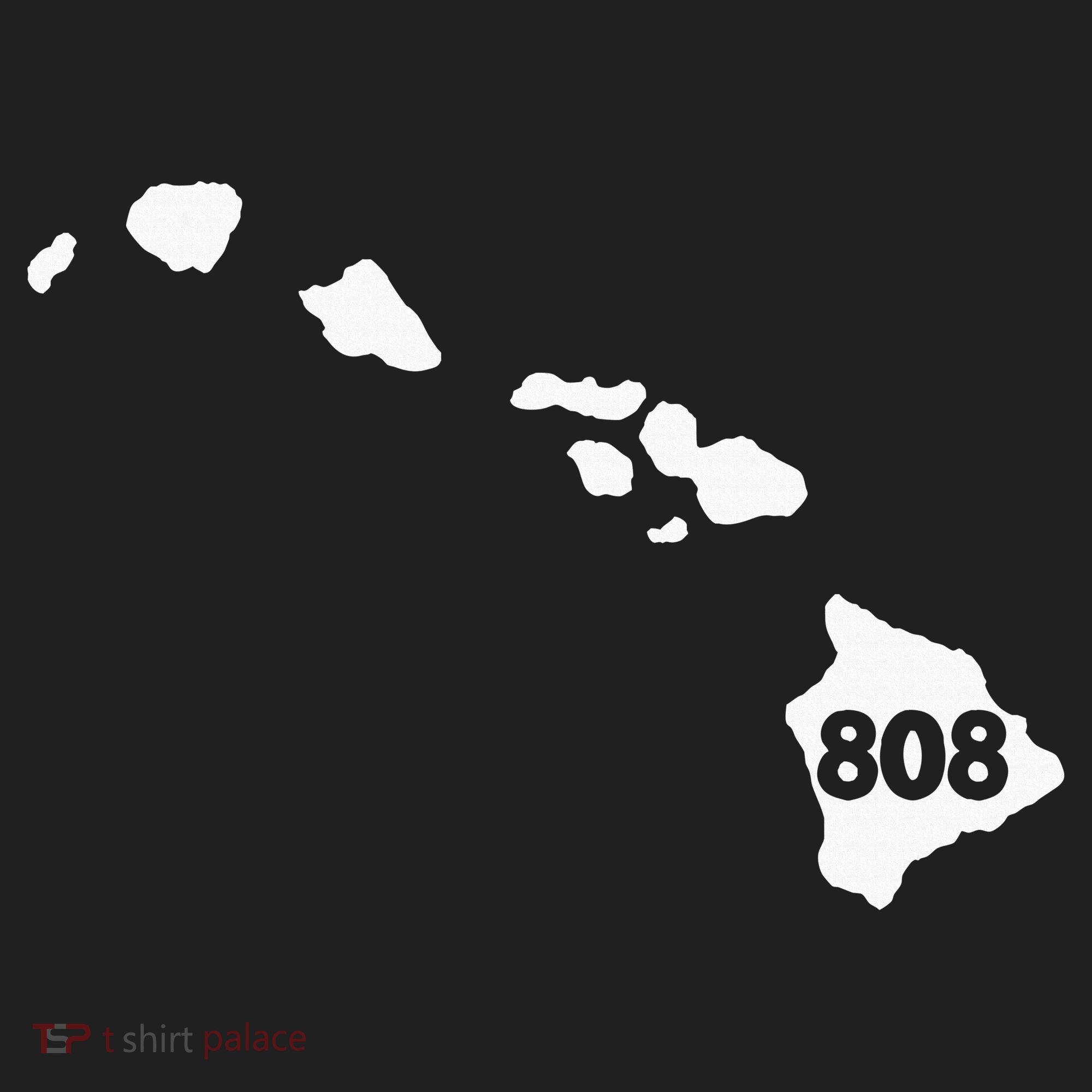 Hawaii 808 Area Code Golf Towel
