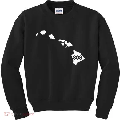 Hawaii 808 Area Code Kids Sweatshirt