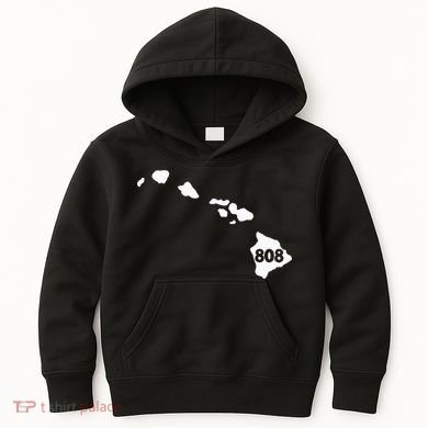 Hawaii 808 Area Code Kids Hoodie