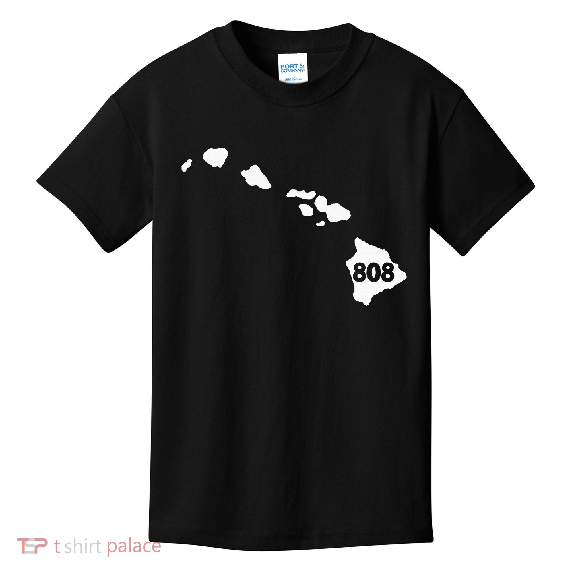Hawaii 808 Area Code Kids T-Shirt