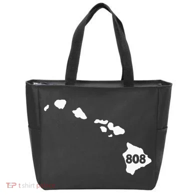 Hawaii 808 Area Code Tote Bag