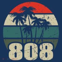 Hawaii 808 Oahu Waikiki Maui Kona Kauai Hawaiian Area Code Sweatshirt thumb 3