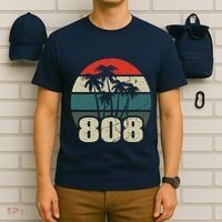 Hawaii 808 Oahu Waikiki Maui Kona Kauai Hawaiian Area Code T-Shirt thumb 6