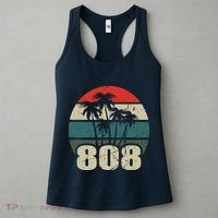 Hawaii 808 Oahu Waikiki Maui Kona Kauai Hawaiian Area Code Women's Tank Top thumb 3