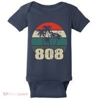 Hawaii 808 Oahu Waikiki Maui Kona Kauai Hawaiian Area Code Baby Bodysuit thumb 0