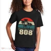 Hawaii 808 Oahu Waikiki Maui Kona Kauai Hawaiian Area Code Kids T-Shirt thumb 2