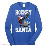 Hockey 812 Santa Hockey Player Christmas Gift Long Sleeve Shirt thumb 0