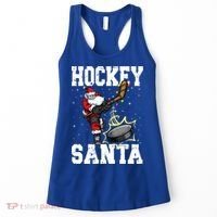 Hockey 812 Santa Hockey Player Christmas Gift Women's Tank Top thumb 0